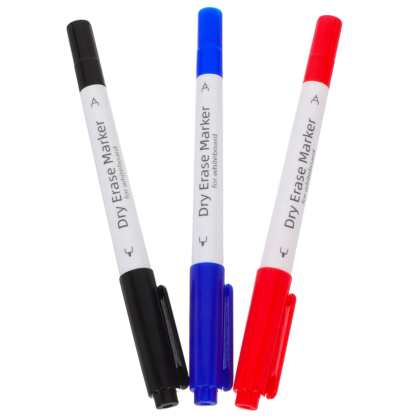 Whiteboard Marker Set - 3Pcs Whiteboard Dry Erase Markers Dual