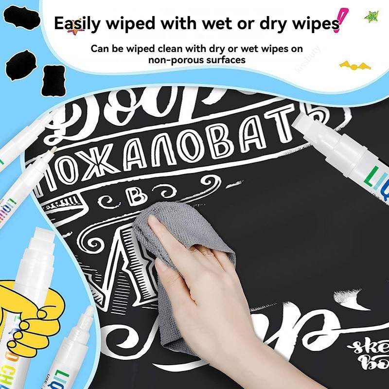 5pcs/set White Chalk Markers L - Whiteboard Marker Set review and price