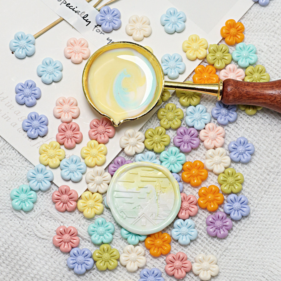 150Pcs/bag Flower-Shaped Seali - Wax Seal Stamp Kit review and price