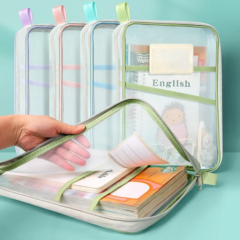 A4 Clear Mesh Zipper Document  - Portfolio Folder Zip review and price