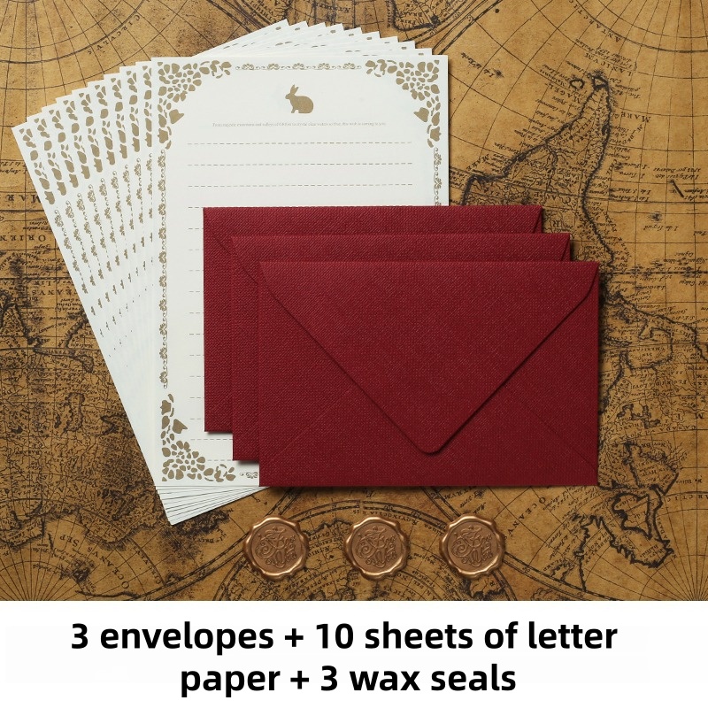 16PCS Vintage Linen Envelopes  - Wax Seal Stamp Kit review and price