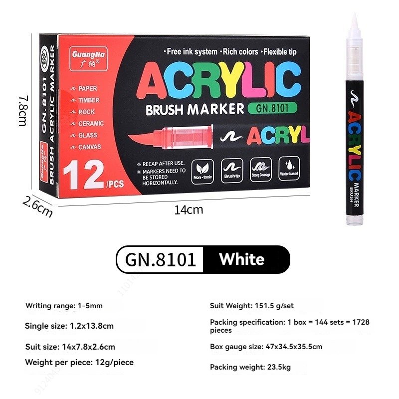 12 Pcs Black/White Premium Sof - Whiteboard Marker Set review and price