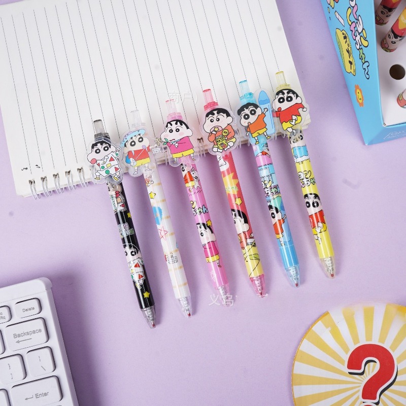 48pcs/box Crayon Shinchan Poin - Stationery Office review and price