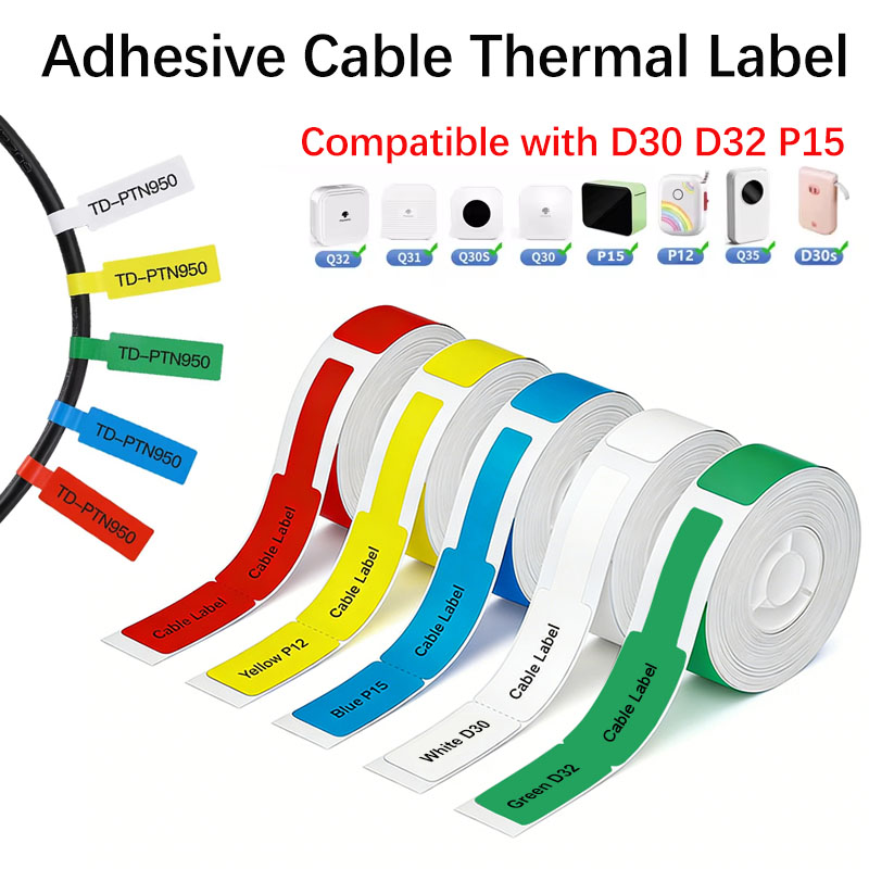 12*109mm Cable Thermal Label S - Label Printer Tape review and price