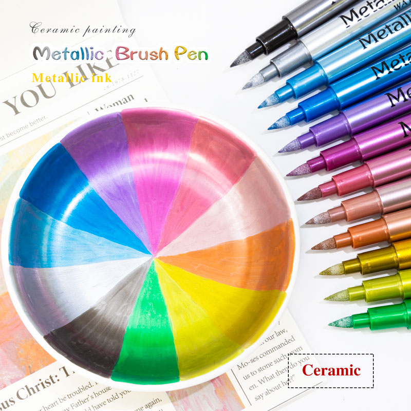 24 Colors Metallic Acrylic Pai - Whiteboard Marker Set review and price
