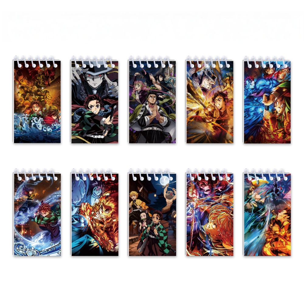 10PCS Demon Slayer Notepads. S - Stationery Office review and price