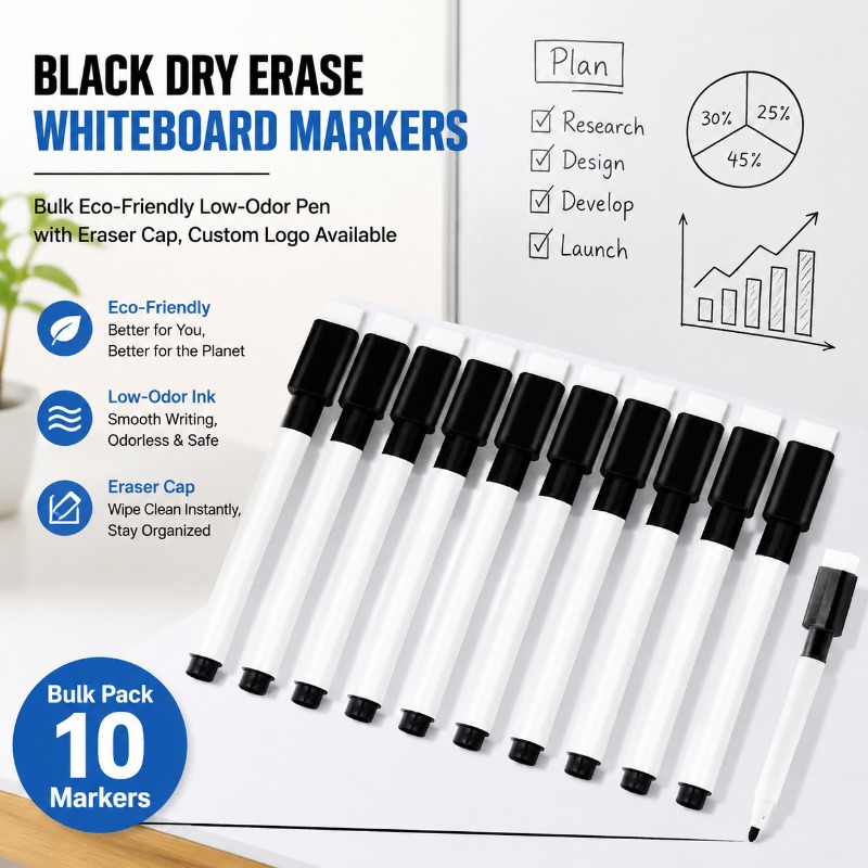 Black Erasable Whiteboard Mark - Whiteboard Marker Set review and price