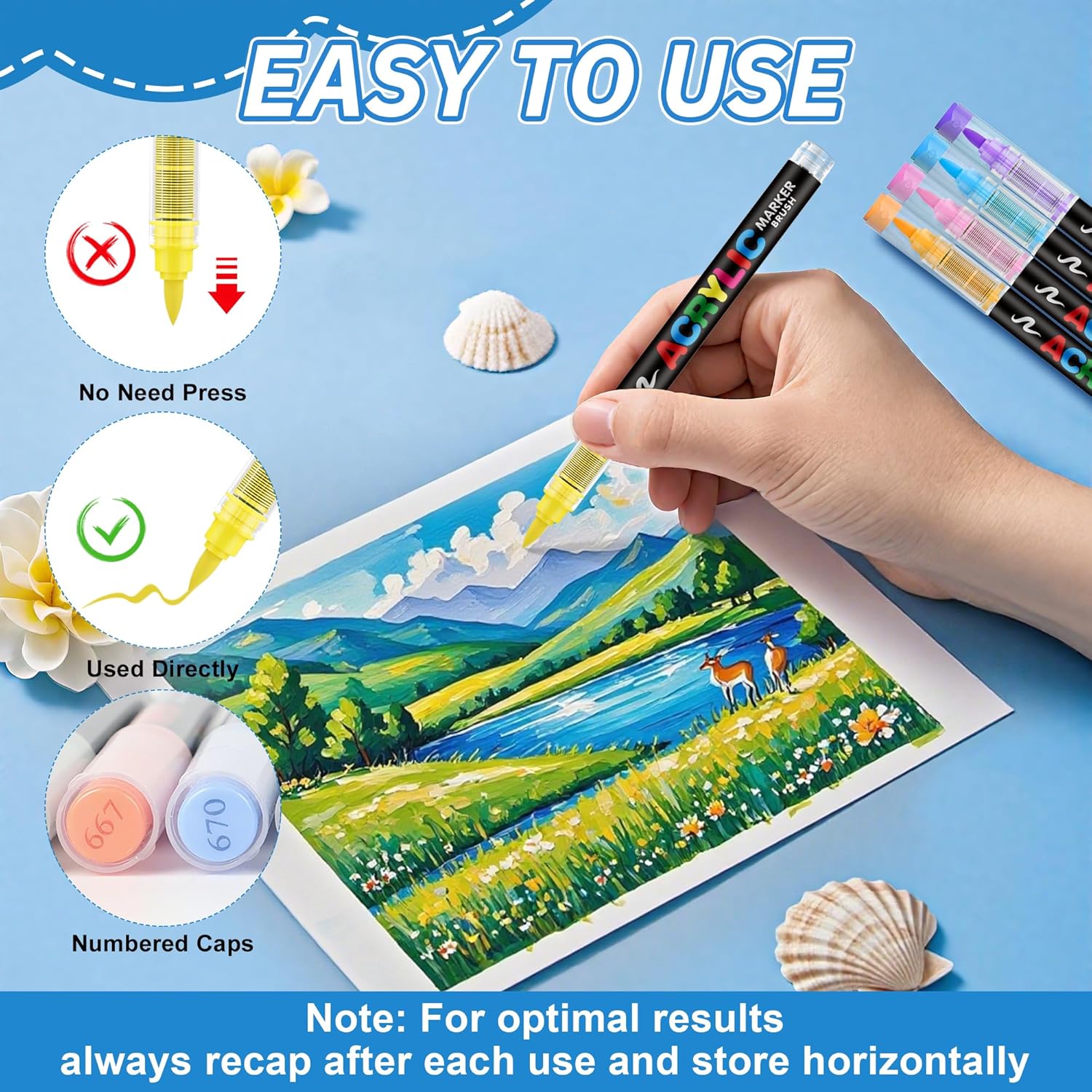 12-120 Colors Acrylic Paint Ma - Copic Marker Classic review and price