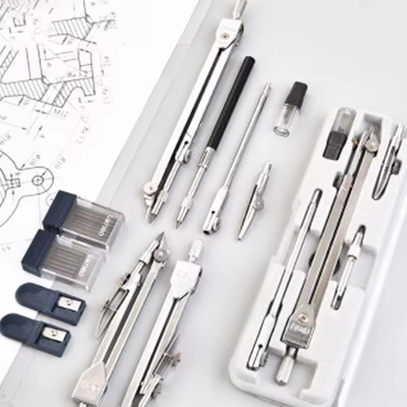 Stainless Steel Multifunctiona - Compass Geometry Set review and price