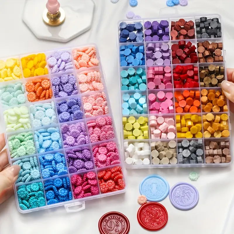 600Pcs Box Sealing Wax Beads,  - Wax Seal Stamp Kit review and price