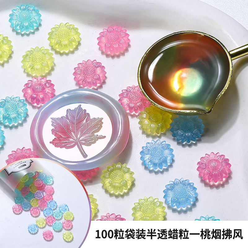 100pcs Translucent Sunflower S - Wax Seal Stamp Kit review and price