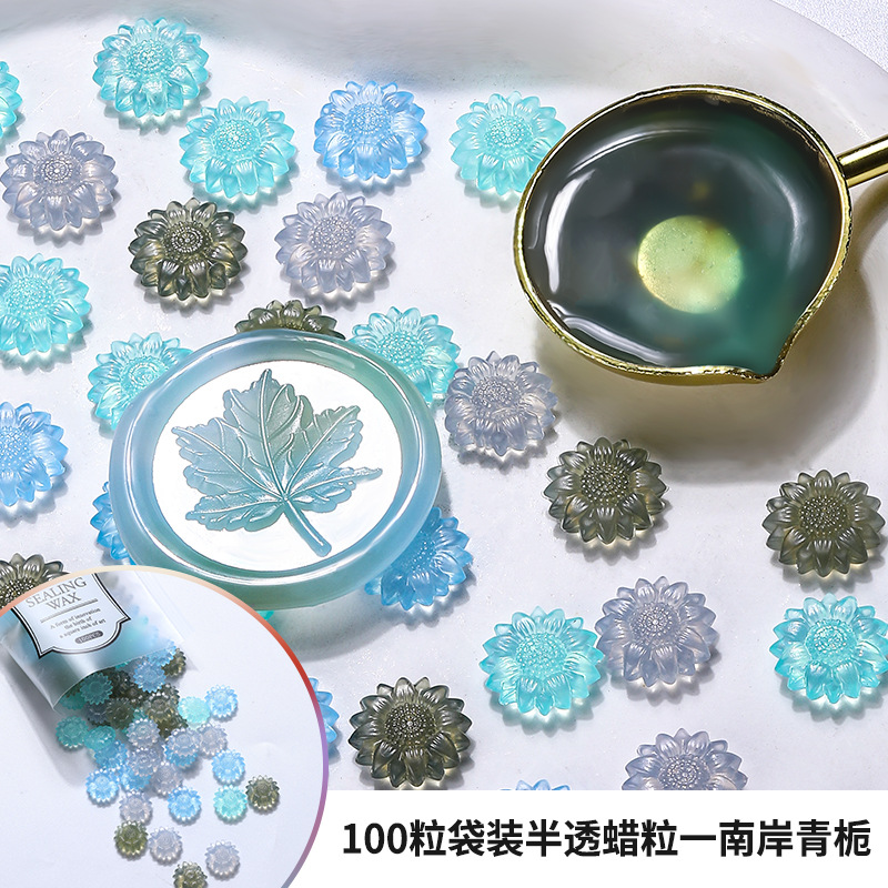 100pcs Translucent Sunflower S - Wax Seal Stamp Kit review and price