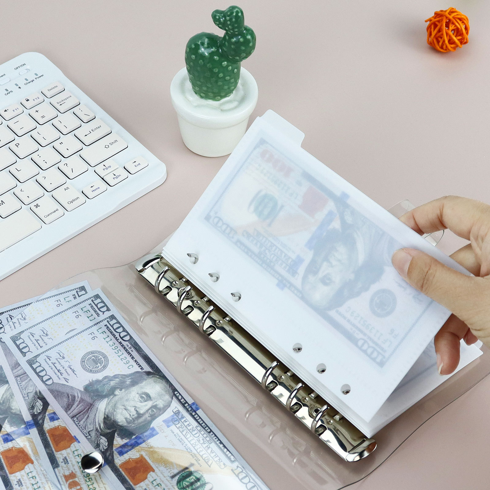 A6/A7 5Pcs Binder Pockets Bind - Portfolio Folder Zip review and price