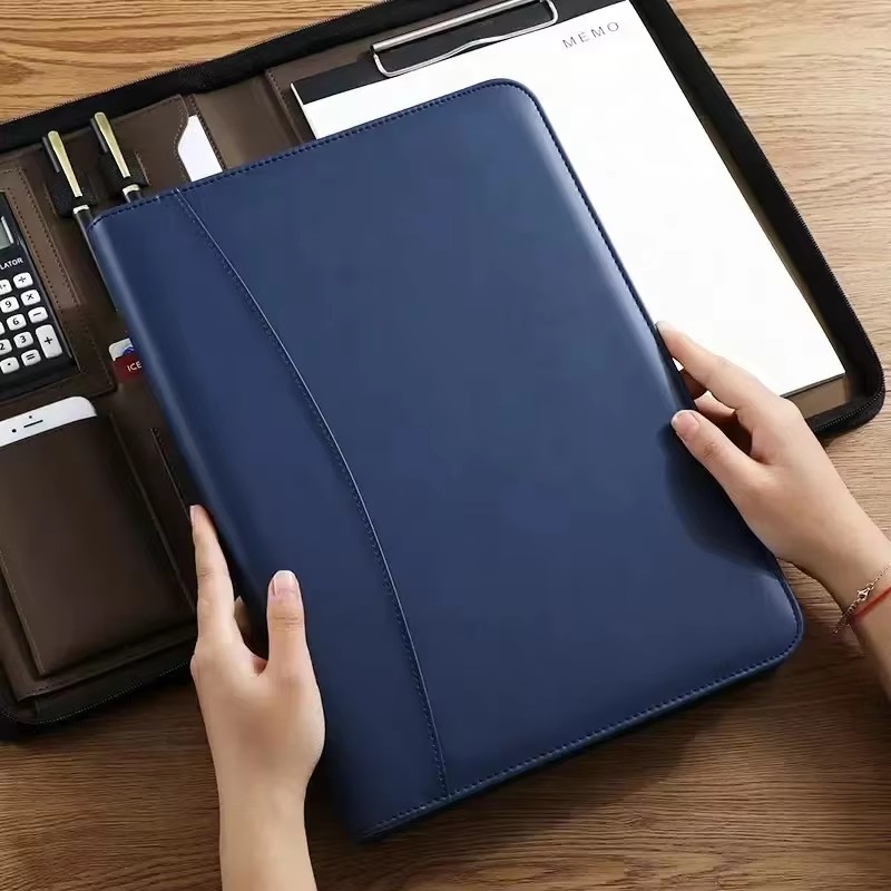 PU Leather Portafolio A4 Docum - Portfolio Folder Zip review and price